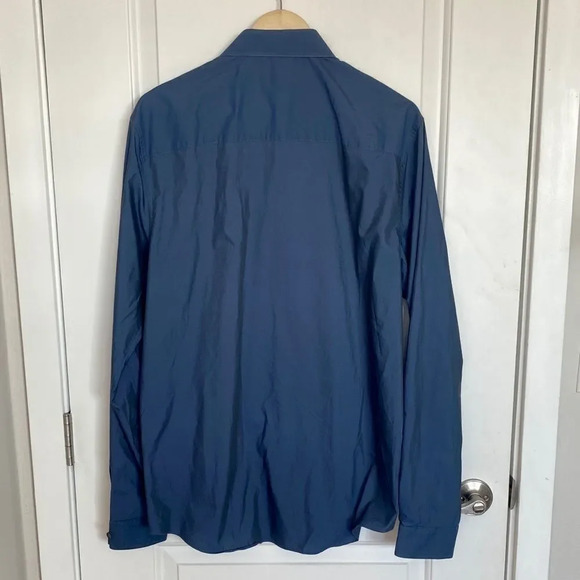 Kenneth Cole Slim Fit Button Down Dress Shirt - Picture 7 of 9